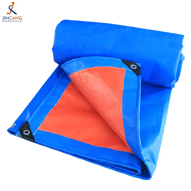 180 g sininen oranssi pe -tarpauliini