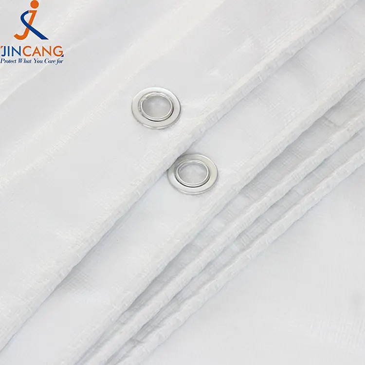 180 g valkoinen painetulla pe -tarpauliinilla