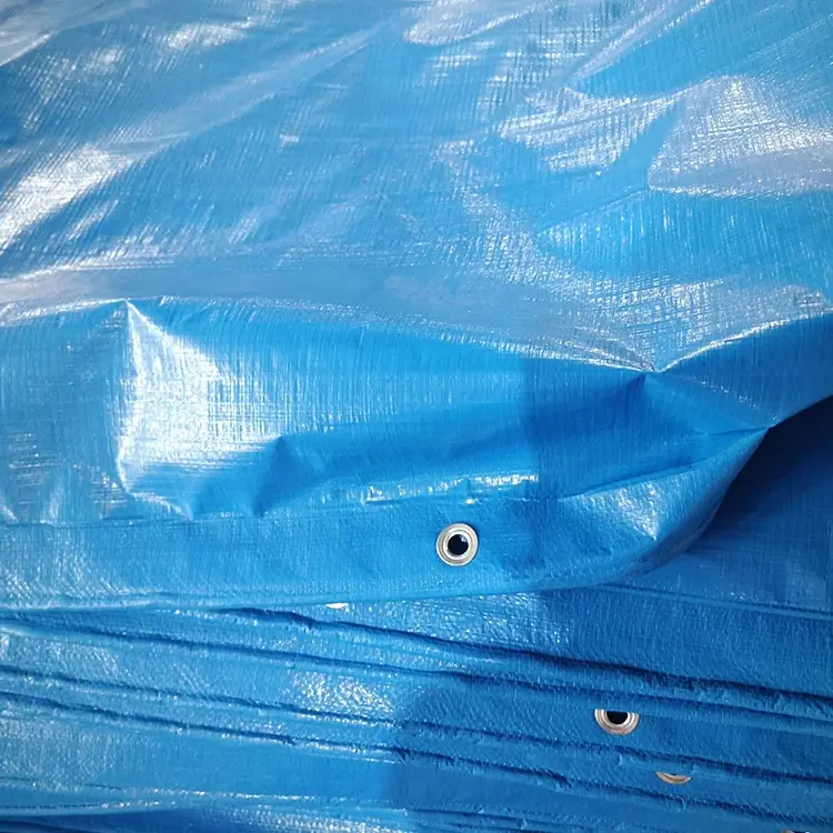 Sininen 150 gsm pe tarpauliini