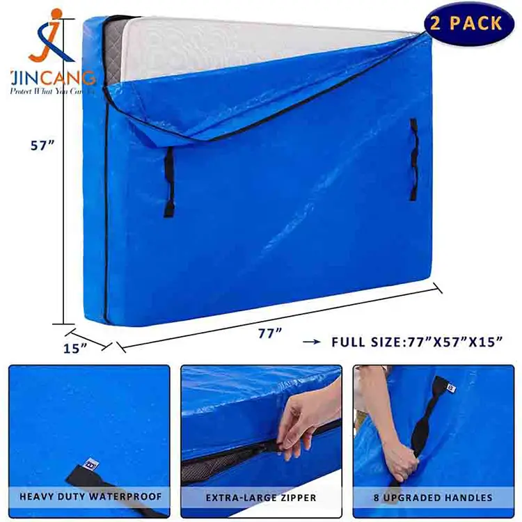 Vedenpitävä PE -patjapussit Vedenpitävä PE -patjapussit