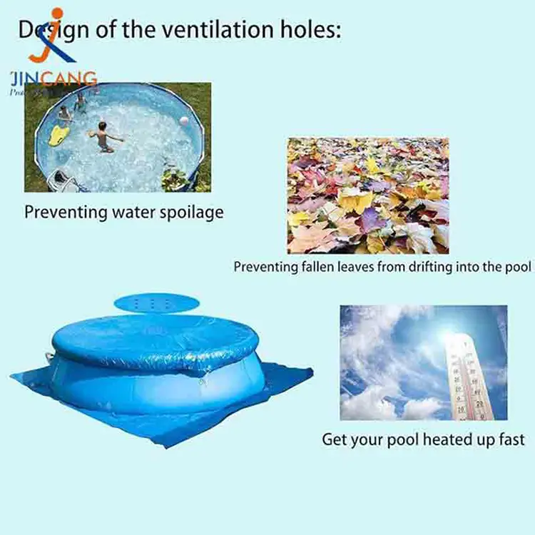 480 cm pyöreä uima -altaan kansi